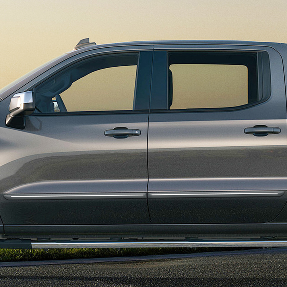 Painted Molding With Chrome Insert : Chevrolet Silverado ...